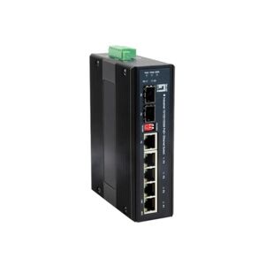LevelOne IES-0610 switch di rete Gigabit Ethernet (10/100/1000) Supporto Power over Ethernet (PoE) Nero (IES-0610)