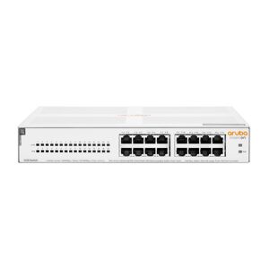 Aruba Switch di rete  Instant On 1430 16G Class4 PoE 124W Non gestito L2 Gigabit Ethernet (10/100/1000) Supporto Power over (PoE) 1U Bianco [R8R48A]