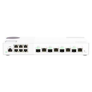 QNAP QSW-M2106-4C switch di rete Gestito L2 2.5G Ethernet (100/1000/2500) Bianco [QSW-M2106-4C]
