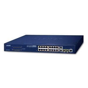 PLANET FGSW-1816HPS switch di rete Gestito L2 Fast Ethernet (10/100) Nero Supporto Power over (PoE) [FGSW-1816HPS]