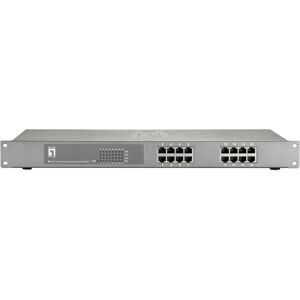 LevelOne Switch di rete  FEP-1612W150 Fast Ethernet (10/100) Grigio Supporto Power over (PoE) [FEP-1612W150]