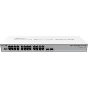 Mikrotik CRS326-24G-2S+RM switch di rete Gestito L2 Gigabit Ethernet (10/100/1000) Grigio [CRS326-24G-2S+RM]