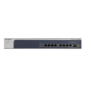 Netgear Switch di rete  XS508M Non gestito 10G Ethernet (100/1000/10000) Grigio, Argento [XS508M-100EUS]