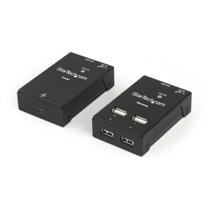 StarTech.com Prolunga/Extender USB 2.0 a 4 porte via Cat5 o Cat6 - Estensore USB2.0 cavo Cat5/Cat6 fino 40m [USB2004EXTV]