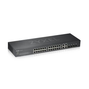 Zyxel Switch di rete  GS1920-24V2 Gestito Gigabit Ethernet (10/100/1000) Nero [GS1920-24V2-EU0101F]