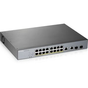 Zyxel GS1350-18HP-EU0101F switch di rete Gestito L2 Gigabit Ethernet (10/100/1000) Supporto Power over (PoE) Grigio [GS1350-18HP-EU0101F]