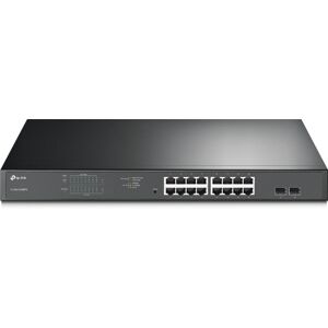 TP-Link Switch di rete  TL-SG1218MPE Gestito L2 Gigabit Ethernet (10/100/1000) Supporto Power over (PoE) 1U Nero [TL-SG1218MPE]