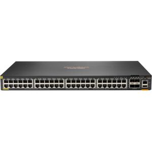 Aruba Switch di rete  6300F 48-port 1GbE Class 4 PoE & 4-port SFP56 Gestito L3 Gigabit Ethernet (10/100/1000) Supporto Power over (PoE) 1U Grigio [JL665A#ABB]