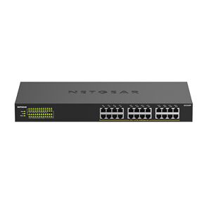 Netgear Switch di rete  GS324PP Non gestito Gigabit Ethernet (10/100/1000) Supporto Power over (PoE) Nero [GS324PP-100EUS]