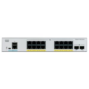 Cisco Systems Catalyst C1000-16P-E-2G-L switch di rete Gestito L2 Gigabit Ethernet (10/100/1000) Grigio Supporto Power over (PoE) [C1000-16P-E-2G-L]