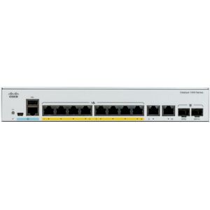 Cisco Systems Catalyst C1000-8FP-E-2G-L switch di rete Gestito L2 Gigabit Ethernet (10/100/1000) Supporto Power over (PoE) Grigio [C1000-8FP-E-2G-L]