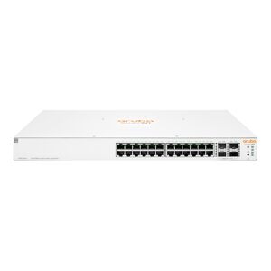 Aruba Switch di rete  Instant On 1930 24G Class4 PoE 4SFP/SFP+ 370W Gestito L2+ Gigabit Ethernet (10/100/1000) Supporto Power over (PoE) 1U Bianco [JL684B#ABB]