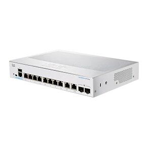 Cisco Systems CBS250-8T-E-2G-EU switch di rete Gestito L2/L3 Gigabit Ethernet (10/100/1000) Argento [CBS250-8T-E-2G-EU]