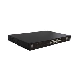LevelOne FGP-2031 switch di rete Non gestito Fast Ethernet (10/100) Supporto Power over (PoE) 1U Nero [FGP-2031]
