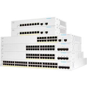 Cisco Systems CBS220-8FP-E-2G-EU switch di rete Gestito L2 Gigabit Ethernet (10/100/1000) Supporto Power over (PoE) Bianco [CBS220-8FP-E-2G-EU]