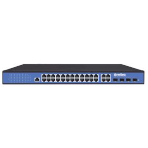 Ernitec ELECTRA-M224/4 switch di rete Gestito L2 Gigabit Ethernet (10/100/1000) Supporto Power over (PoE) Nero, Blu [ELECTRA-M224/4]
