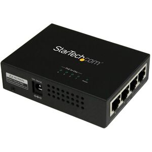 StarTech.com Iniettore midspan Gigabit Power over Ethernet (PoE) a 4 porte - 802.3at/af [POEINJ4G]