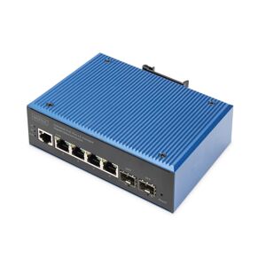 Digitus Switch di rete  Gigabit Ethernet industriale gestito a 4+2 porte L2 [DN-651154]