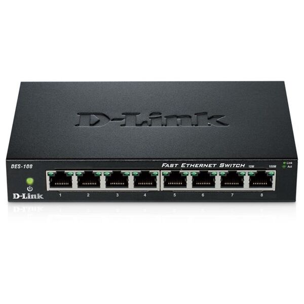 d-link 8-port fast ethernet unmanaged desktop switch