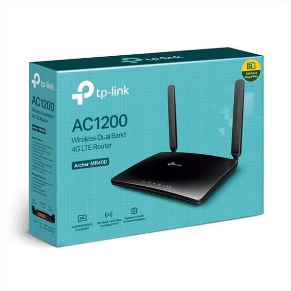 tp-link archer mr400 router 4g fino a 150mbps