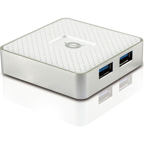 conceptronic hubbies03w 4-ports usb 3.0 hub power adapter - hubbies03w