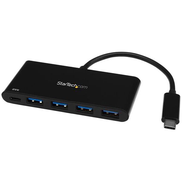 startech hb30c4afpd hub usb 3.0 5 porte hot-swap velocità 5000 mbit/s colore nero - hb30c4afpd