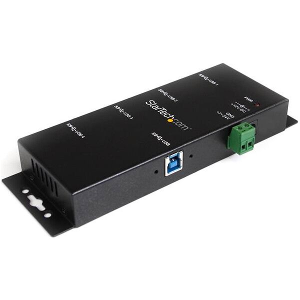 startech st4300usbm hub usb 3.0 4 porte hot-swap velocità 5000 mbit/s colore nero - st4300usbm