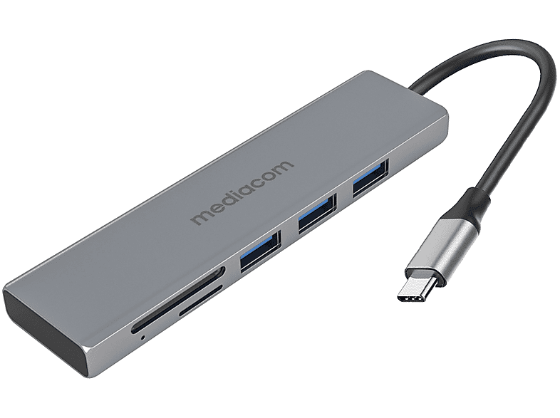 Mediacom HUB USB-C  TYPEC 3 USB E CARDRE