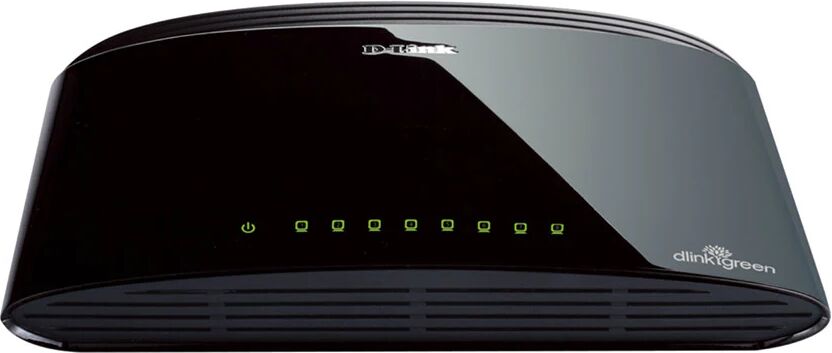 D-Link DES-1008D Non gestito Fast Ethernet (10/100) Nero