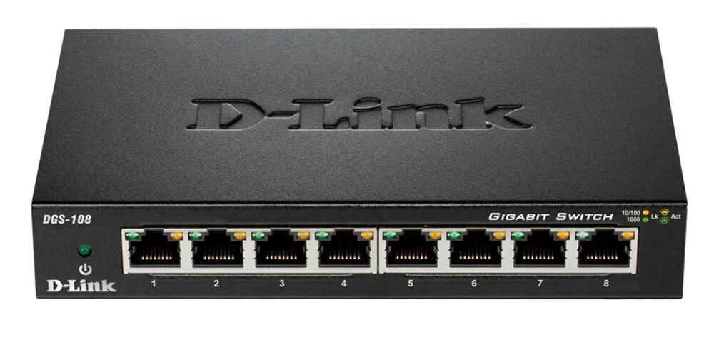 D-Link DGS-108 Nero