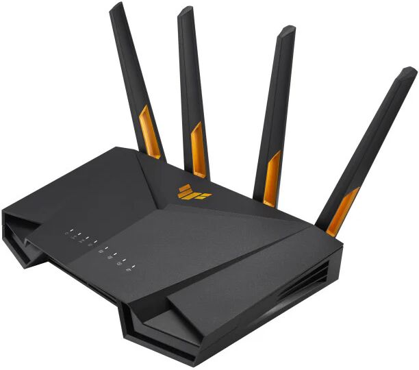 Asus TUF Gaming AX3000 V2 router wireless Gigabit Ethernet Dual-band (2.4 GHz/5 GHz) Nero, Arancione