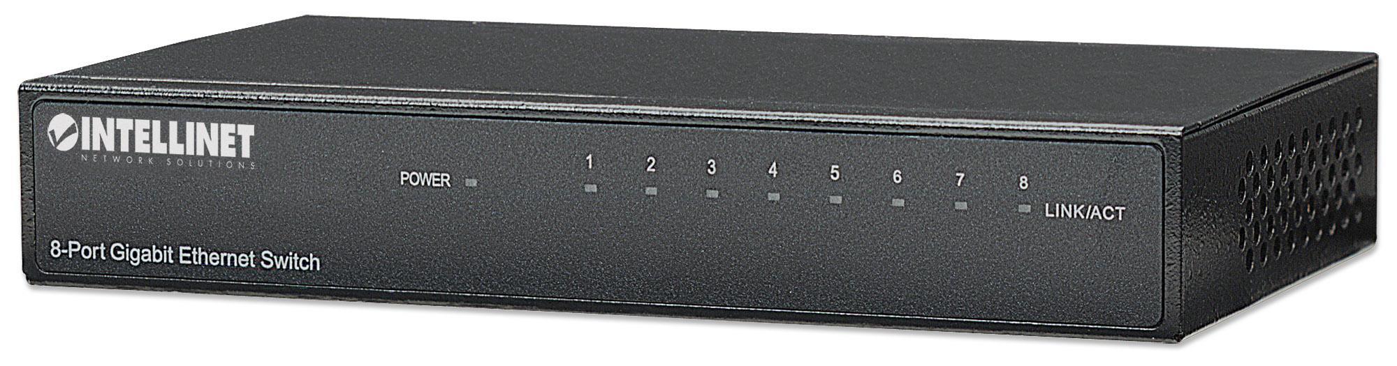 Intellinet Ethernet Switch Gigabit con 8 porte Desktop