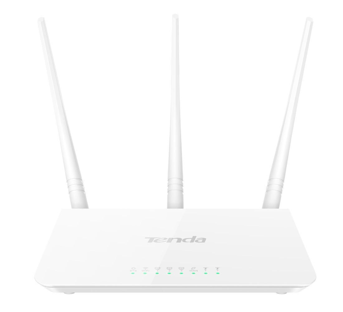 Tenda Router Ripetitore Wireless 300Mbps 3 Antenne da 5dBi F3