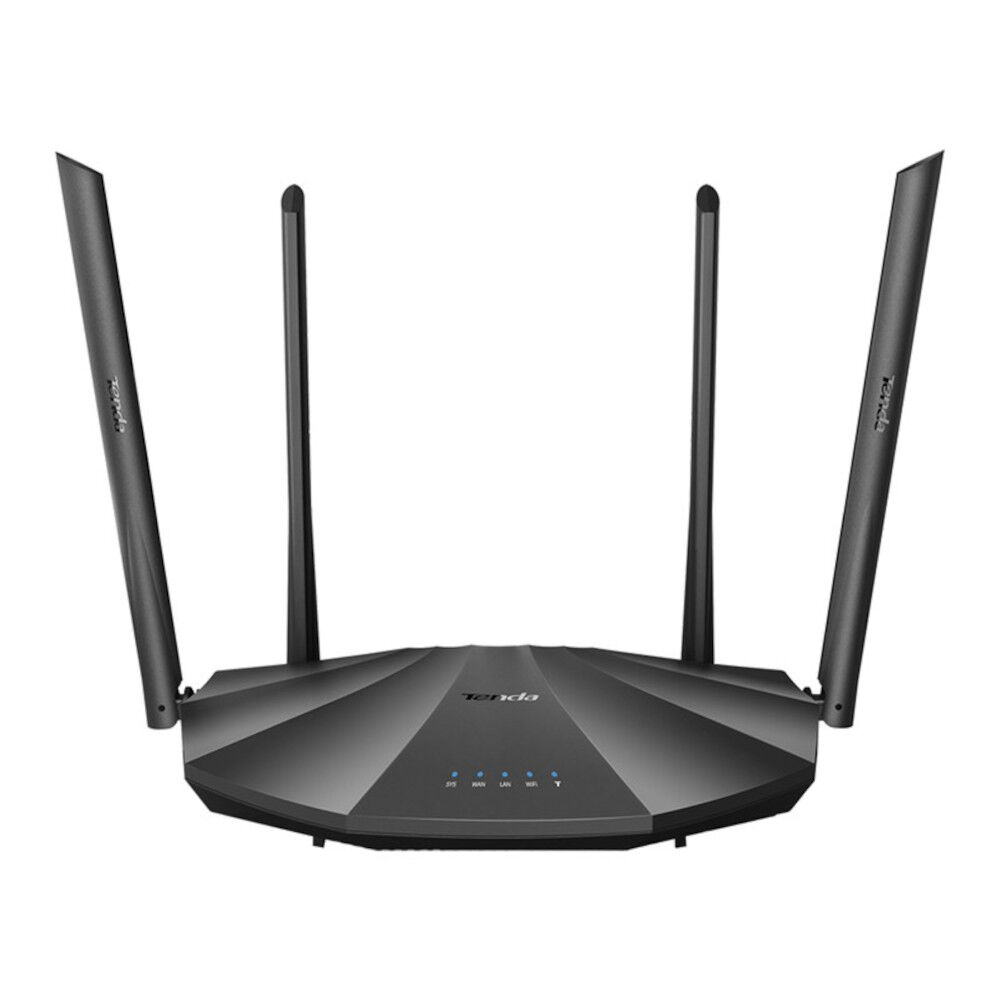 Tenda Dual-Band Gigabit WiFi Router 4 Antenne 2033 Mbps, AC19