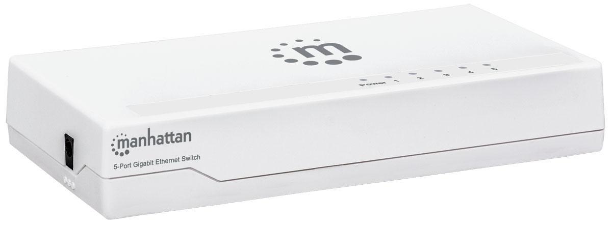 Manhattan Ethernet Switch Gigabit 5 porte Desktop