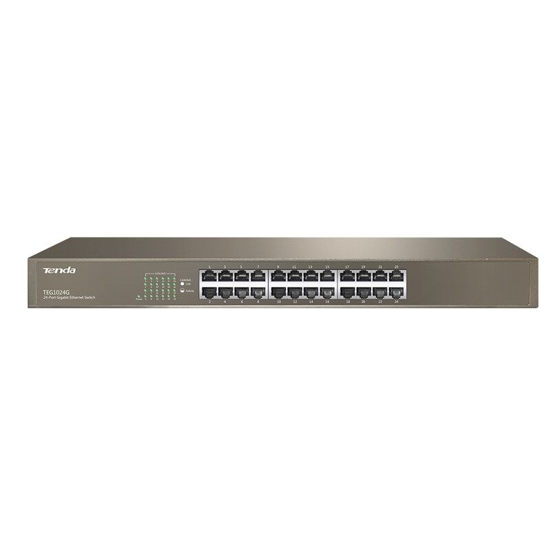 Tenda Switch 24 Porte Gigabit Installabile a Rack TEG1024G