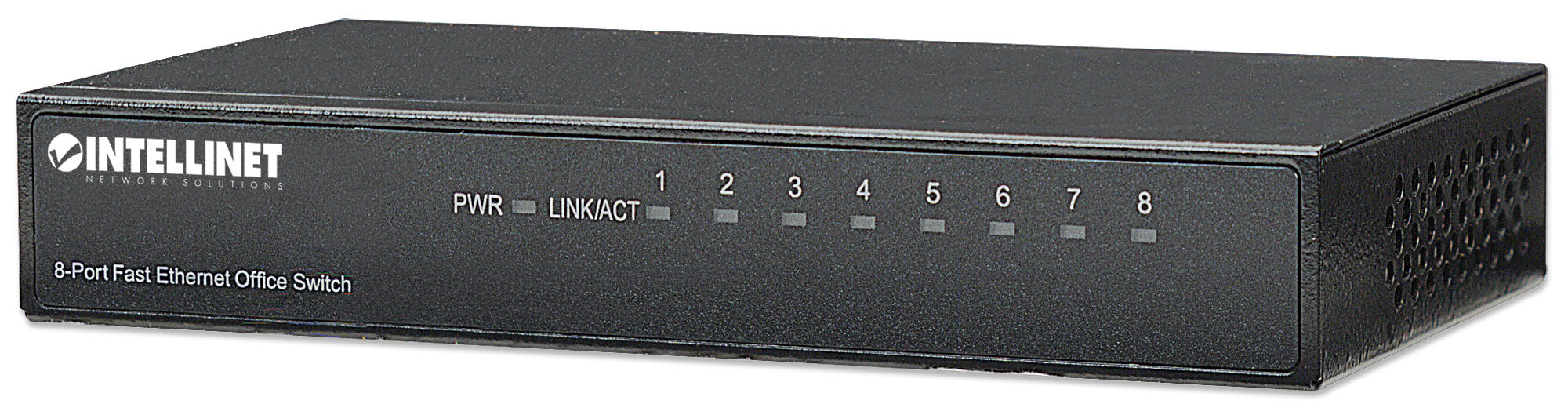 Intellinet Switch Hub Ethernet 10/100Mbps 8 Porte Desktop in Metallo