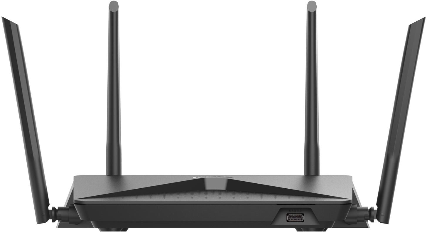 D-Link EXO AC2600 MU-MIMO router wireless Gigabit Ethernet Dual-band (2.4 GHz/5 GHz) Nero