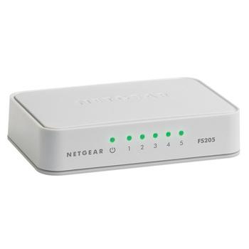 Netgear FS205 Non gestito Bianco