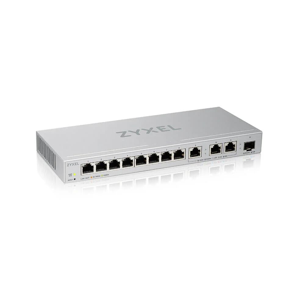 Zyxel SPEDIZIONE IMMEDIATA - Switch di rete  XGS1250-12 Gestito 10G Ethernet (100/1000/10000) Grigio [XGS1250-12-ZZ0101F]