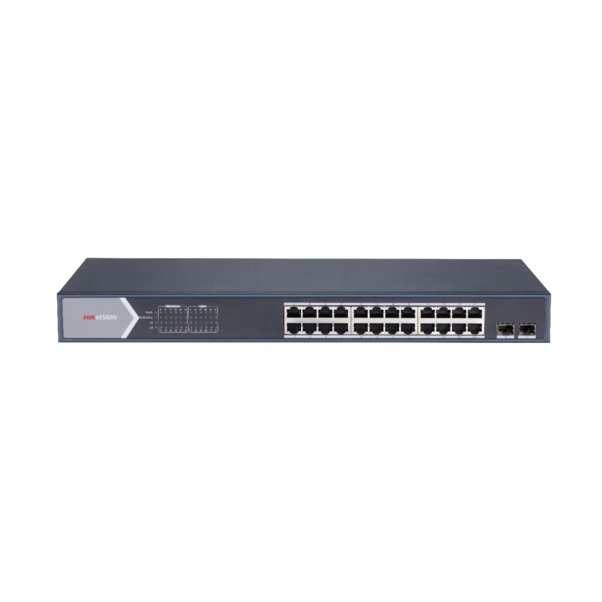 Hikvision DS-3E1526P-SI switch di rete Gestito L2 Gigabit Ethernet (10/100/1000) Supporto Power over (PoE) Nero [DS-3E1526P-SI]