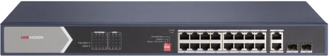 Hikvision DS-3E0520HP-E switch di rete Non gestito Gigabit Ethernet (10/100/1000) Supporto Power over (PoE) Blu [DS-3E0520HP-E]