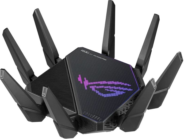 Asus ROG Rapture GT-AX11000 Pro router wireless Gigabit Ethernet Banda tripla (2.4 GHz/5 GHz) Nero [90IG0720-MU2A00]