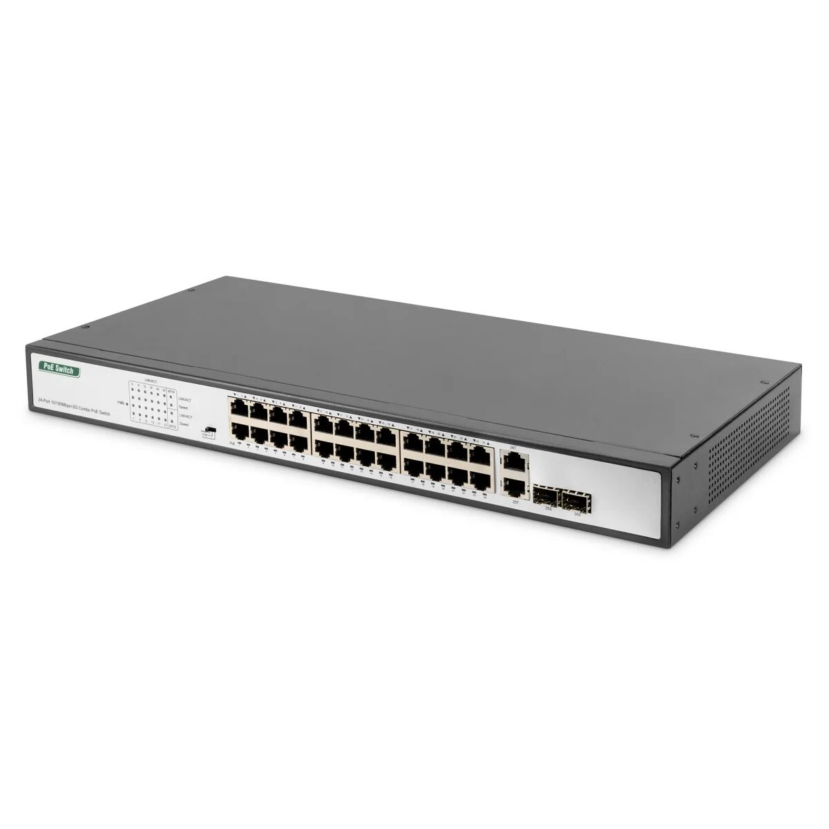 Digitus Switch di rete  Fast Ethernet PoE a 24 porte