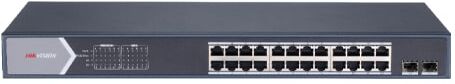 HIKVISION Switch DS-3E1526P-SI.Smart Managed Series 24 porte managed 16Mbps PoE 370W + 2Uplink Fibra