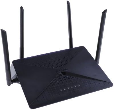 D-Link Router Wi-Fi  porte LAN 4 2.4 GHz, 5 GHz AC2600 IEEE 802.11 ac/n/g/b/a WiFi, DIR-882