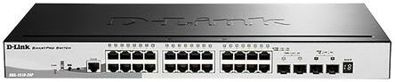 D-Link Smart Switch  Gigabit, 10/100/1000Mbit/s, 28 porte, Montaggio rack , Sì, DGS-1510-28P