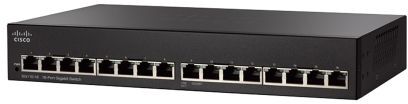 Cisco Switch Gigabit  Gigabit, 10/100/1000Mbit/s, 16 porte, Desktop, Montaggio rack , No, SG110-16-EU