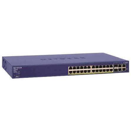 Netgear Switch Ethernet , 10/100Mbit/s, 30 porte, Montaggio rack , Sì, FS728TP-100EUS