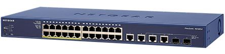 Netgear Switch Ethernet , 10/100Mbit/s, 26 porte, Montaggio rack , Sì, FS728TLP-100EUS